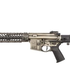 Spike's Spartan Pistol, Maxim Brace 556/223, 8" Barrel, 10" M-LOK Rail, Nickel Boron Battleworn Finish 30rd Mag