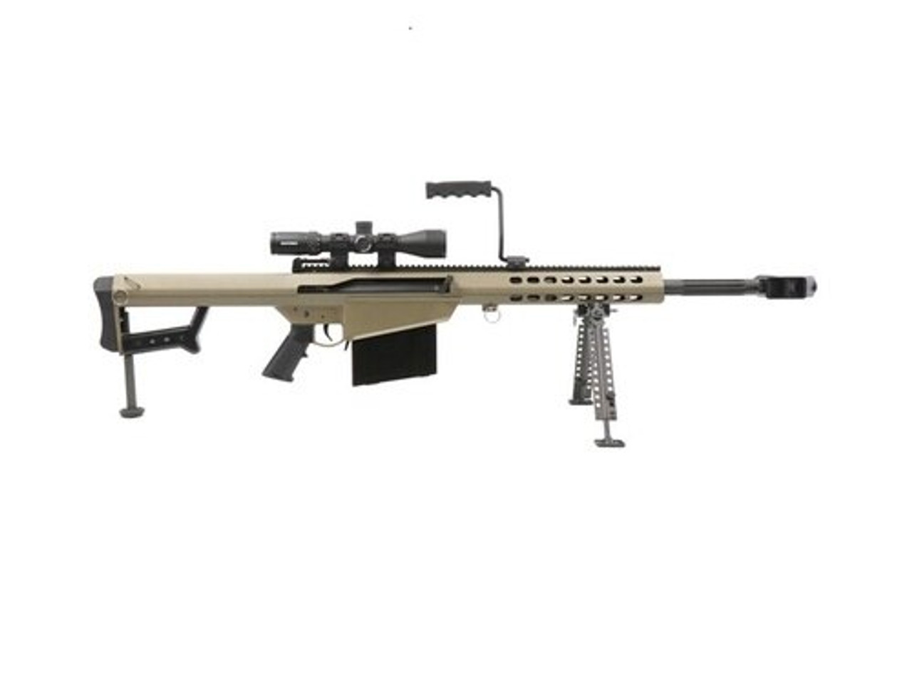 Barrett 82A1 System, .50 BMG, 20" Barrel, Flat Dark Earth, Nightforce 5-20x56 Scope Barrett 82A1 System, .50 BMG, 20" Barrel, Flat Dark Earth, Nightforce 5-20x56 Scope