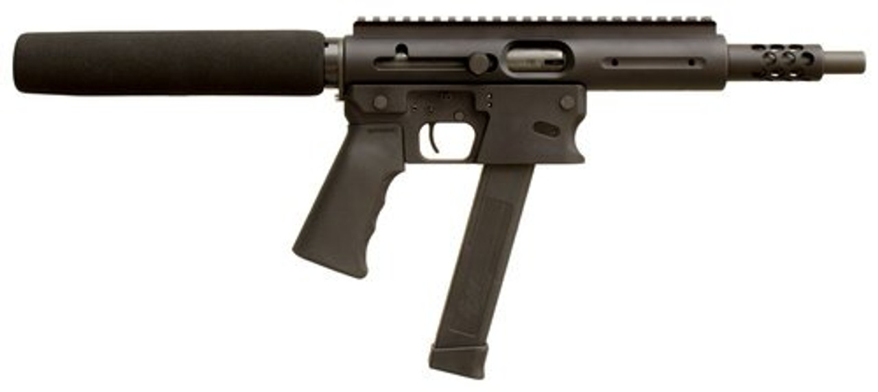 TNW Aero Survival 9mm, 8" Barrel, 33rd, Buffer Tube, Black TNW Aero Survival 9mm, 8" Barrel, 33rd, Buffer Tube, Black