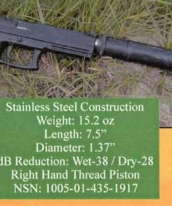 Knight's Armament 762QDC/CQB Suppressor, 30178 Black