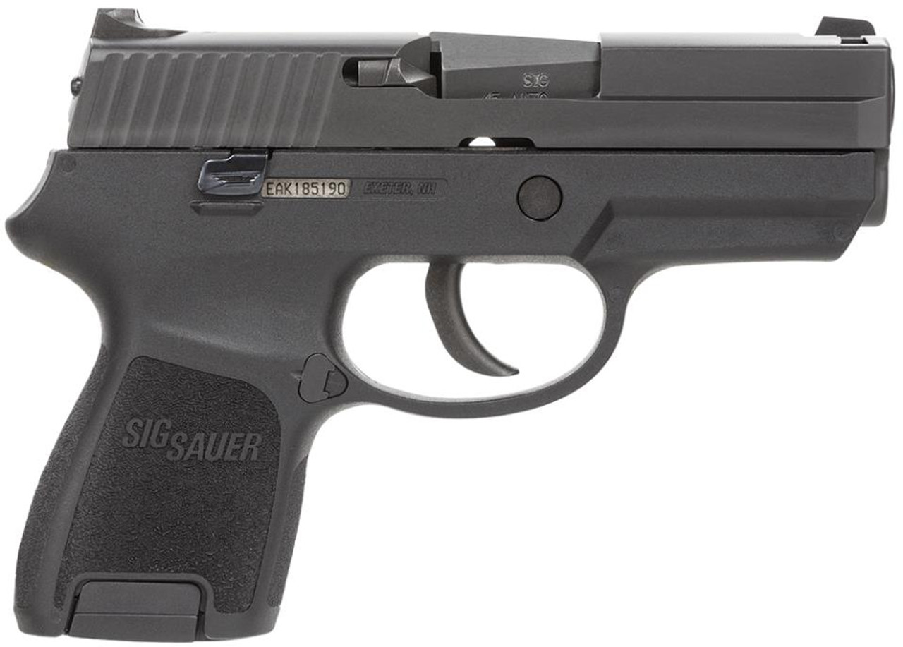 Sig P250 Subcompact DAO 45ACP 3.6 6+1 CS Poly Grip Blk Nitron Sig P250 Subcompact DAO 45ACP 3.6 6+1 CS Poly Grip Blk Nitron