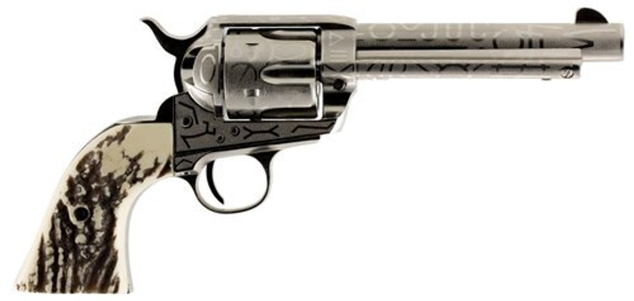 Taylor's 1873 Cattleman Single 357 Magnum 5.5" 6 Ivory Synthe Taylor's 1873 Cattleman Single 357 Magnum 5.5" 6 Ivory Synthe