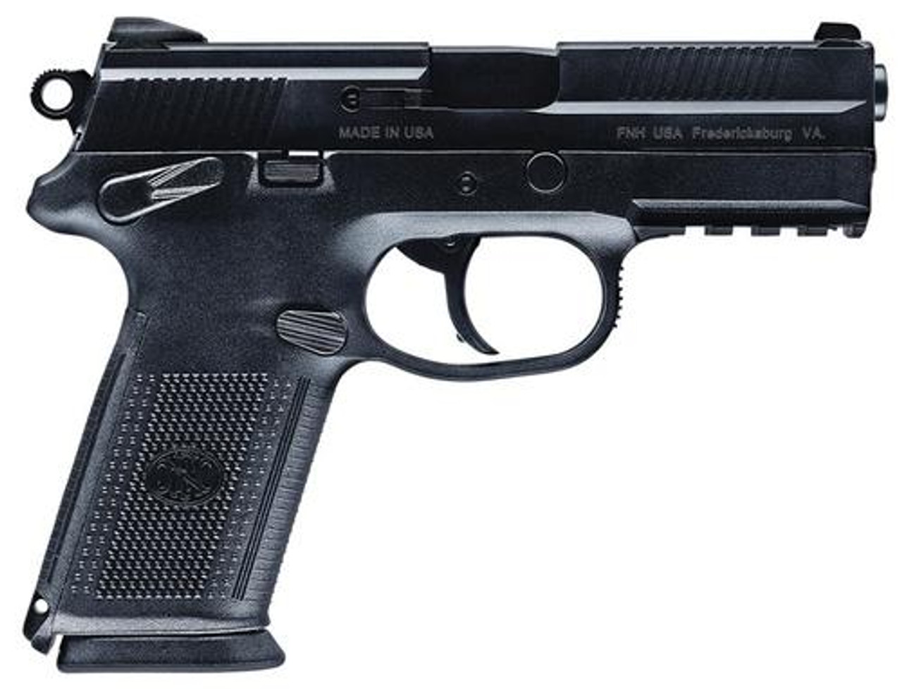 FN FNX-40 DA/SA 40S&W 4" Barrel, 3 Mags Checkered Black Poly Grip Black Slide, 10rd FN FNX-40 DA/SA 40S&W 4" Barrel, 3 Mags Checkered Black Poly Grip Black Slide, 10rd