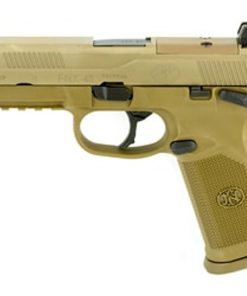FN FNX-45 Tactical Flat Dark Earth 45 ACP, 4.5" Barrel, Night Sights, Fired Case, 3x10rd Mags