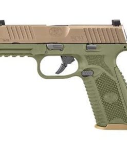 FN 509 9mm, 4" Barrel, OD Green Frame, Flat Dark Earth Slide, 17rd