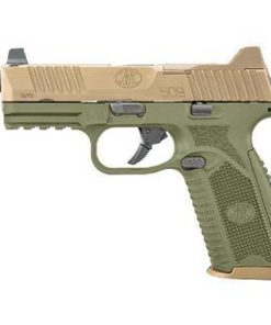 FN 509 Tactical 9mm, 4.5" Threaded Barrel, OD Green Frame, Flat Dark Earth Slide, 17 & 24rd