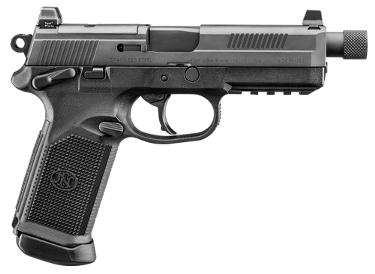 FN FNX Vortex Venom Combo 45 ACP, 5.3" Barrel, Black Stainless Steel Slide, 15rd, 66100657 FN FNX Vortex Venom Combo 45 ACP, 5.3" Barrel, Black Stainless Steel Slide, 15rd, 66100657
