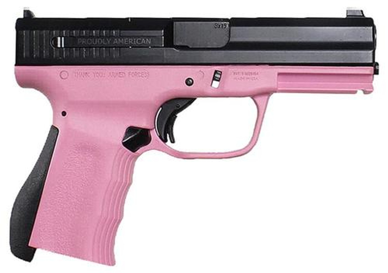 FMK 9mm 4" 14rd Black MT Pink Synthetic Grip FMK 9mm 4" 14rd Black MT Pink Synthetic Grip