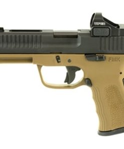 FMK Firearms, Elite Pro, Striker Fired, Compact, 9mm, 4" Barrel, Polymer Frame, Optic Ready Slide, Black, Burris Fastfire 3 Red Dot, Fixed Sights, 10Rd, 2 Magazines