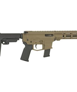 Angstadt Arms, UDP-9 AR-15 Pistol, 9MM, 6" Barrel Flat Dark Earth, SBA3 Brace, M-LOK Handguard 15rd Glock Mag