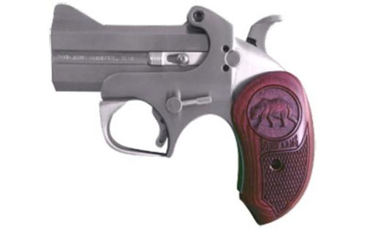 Bond Arms Brown Bear Derringer, .45 Colt, 3", 2rd, Rosewood Grip, CA Legal Bond Arms Brown Bear Derringer, .45 Colt, 3", 2rd, Rosewood Grip, CA Legal