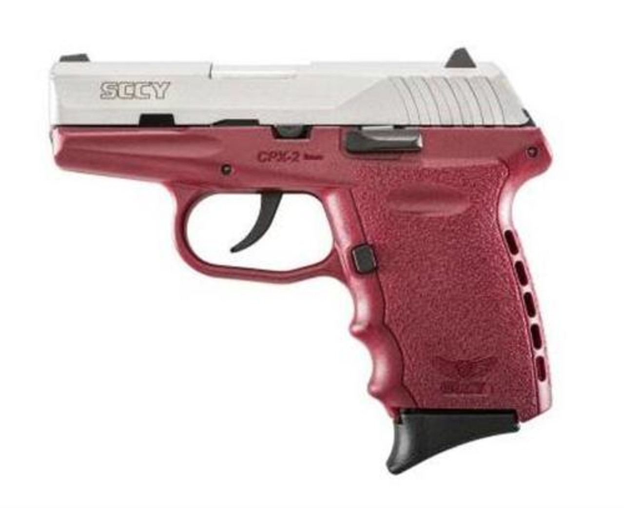 SCCY CPX-2 9mm, 3.1" Barrel, Crimson Frame/ SS Slide, 10rd SCCY CPX-2 9mm, 3.1" Barrel, Crimson Frame/ SS Slide, 10rd