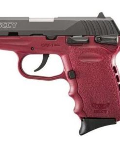 SCCY CPX-1 9mm, 3.1" Barrel, Crimson Frame, Black Slide, 10rd
