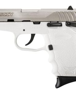 SCCY CPX-1, 9mm, 3.1", 10rd, White Polymer Grip, SS Slide