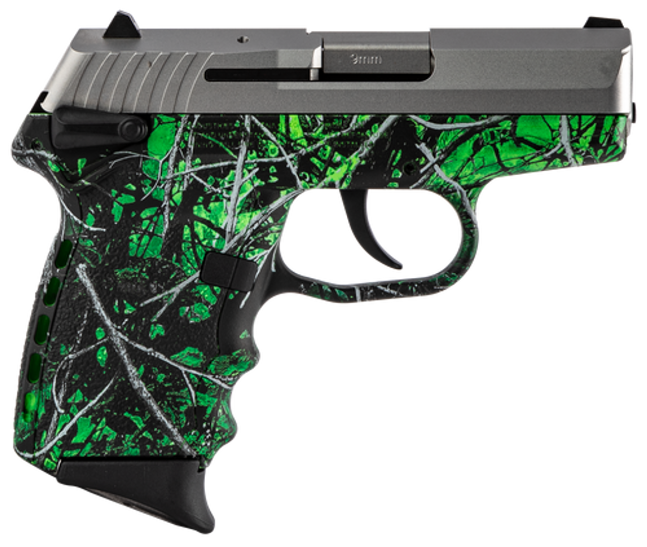 SCCY CPX-1 Carbon 9mm, 3.1" Barrel, Moon Shine Toxic Camo Grip, Stainless Steel Slide, 10rd SCCY CPX-1 Carbon 9mm, 3.1" Barrel, Moon Shine Toxic Camo Grip, Stainless Steel Slide, 10rd