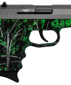 SCCY CPX-2 Carbon 9mm, 3.1" Barrel, Moon Shine Toxic Camo Grip, Stainless Steel Slide, 10rd