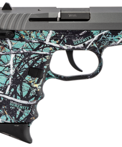 SCCY CPX-1 Carbon 9mm, 3.1" Barrel, Muddy Girl Serenity Grip, Stainless Steel Slide, 10rd
