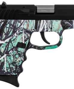 SCCY CPX-2 Carbon 9mm, 3.1" Barrel, Muddy Girl Serenity Grip, Black Stainless Steel Slide, 10rd