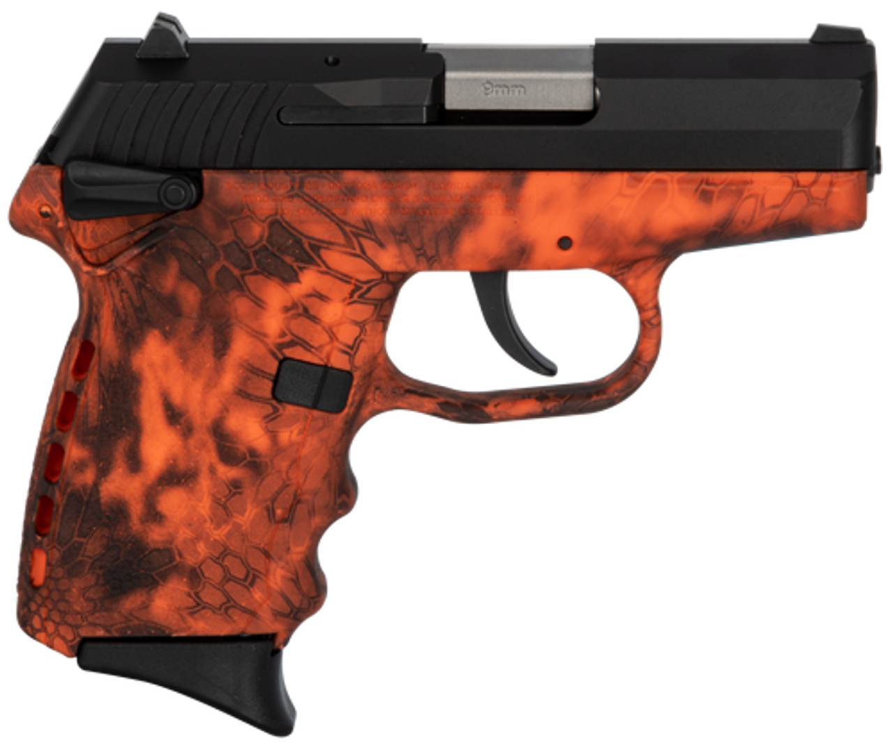 SCCY CPX-1 Carbon 9mm, 3.1" Barrel, Kryptek Inferno Grip, Black Stainless Steel Slide, 10rd SCCY CPX-1 Carbon 9mm, 3.1" Barrel, Kryptek Inferno Grip, Black Stainless Steel Slide, 10rd