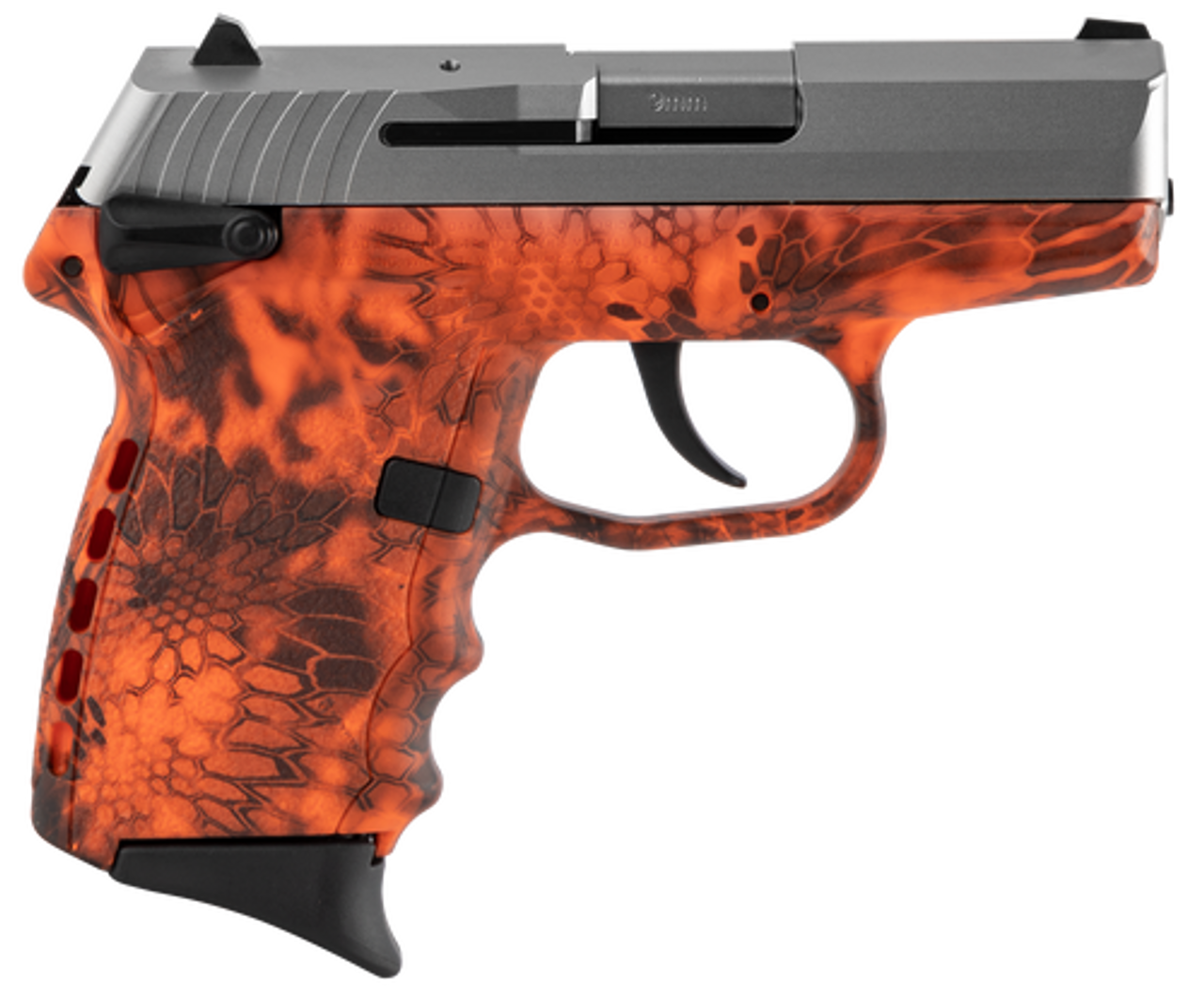 SCCY CPX-1 Carbon 9mm, 3.1" Barrel, Kryptek Inferno Grip, Stainless Steel Slide, 10rd SCCY CPX-1 Carbon 9mm, 3.1" Barrel, Kryptek Inferno Grip, Stainless Steel Slide, 10rd
