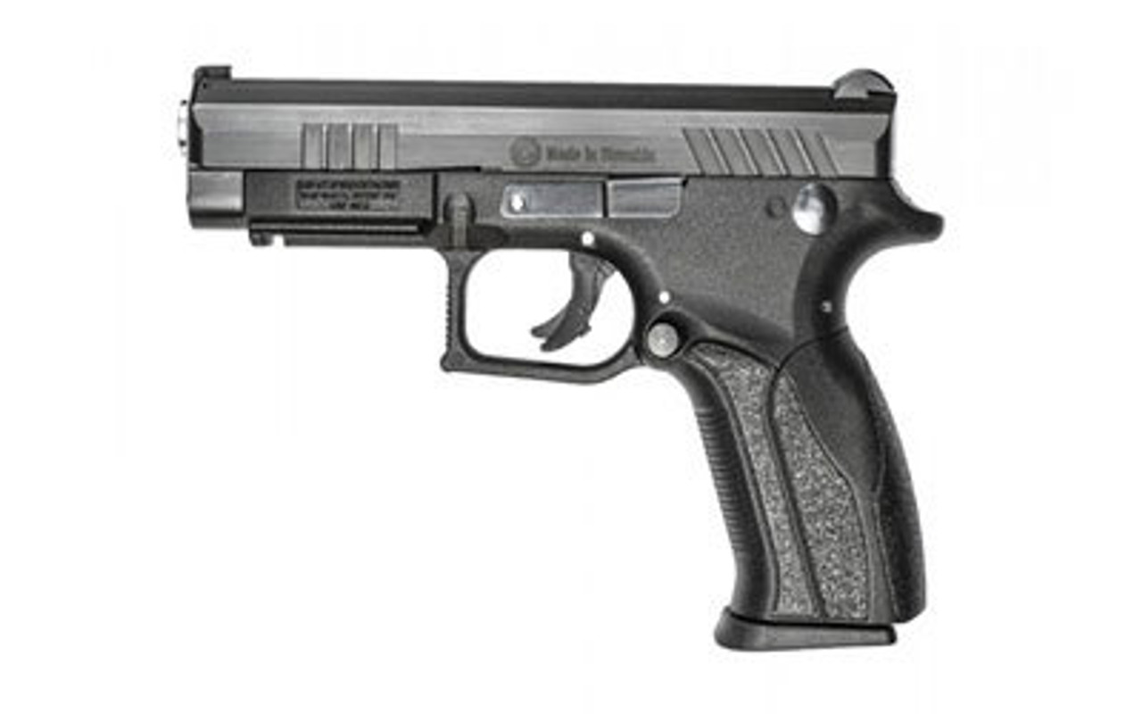 Grand Power Q100 9mm Double, 4.3", Black Polymer Grip, Black, 12rd Grand Power Q100 9mm Double, 4.3", Black Polymer Grip, Black, 12rd