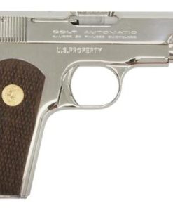 Colt 1903 Hammerless 32 Automatic Colt Pistol (ACP) 3.75" Barrel Walnut Grips, Nickel, 8rd Mag
