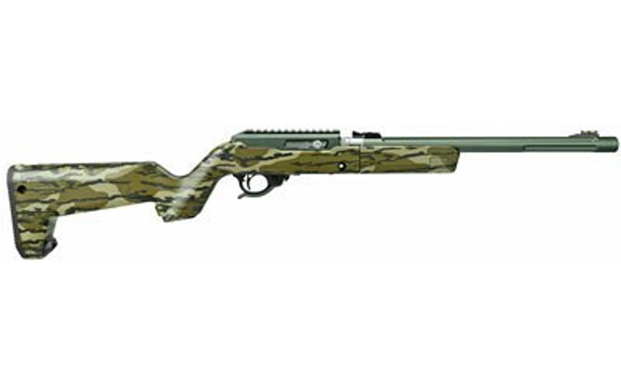 Tactical Solutions X-Ring Takedown VR, Magpul X-22 Backpacker Stock, Matte OD Takedown Action Featuring Mossy Oak Bottomland Stock 22LR Tactical Solutions X-Ring Takedown VR, Magpul X-22 Backpacker Stock, Matte OD Takedown Action Featuring Mossy Oak Bottomland Stock 22LR