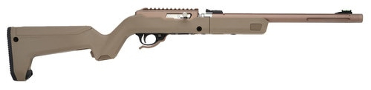 Tacsol 22LR 10/22 Quicksand Finish Take Down 16" Barrel, Magpul Backpacker Stock 10rd Tacsol 22LR 10/22 Quicksand Finish Take Down 16" Barrel, Magpul Backpacker Stock 10rd