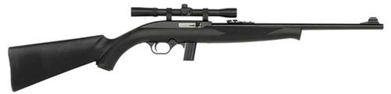 Mossberg 702 Plinkster Scope Combo SA 22LR, Scope 18" Barrel, Synthetic Black Stock, 10rd Mossberg 702 Plinkster Scope Combo SA 22LR, Scope 18" Barrel, Synthetic Black Stock, 10rd
