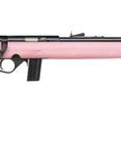 Mossberg 802 Plinkster Bolt 22LR 18" Barrel, Pink Synthetic Sport Grip Stock Blued, 10rd