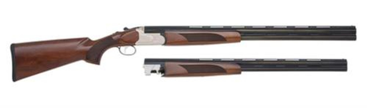 Mossberg Silver Reserve II Field Combo 2-Barrel Set 12 Ga/28" Barrel and 20 Ga/26" Barrel 3" Chamber Silver Receiver Black Walnut Stock Mossberg Silver Reserve II Field Combo 2-Barrel Set 12 Ga/28" Barrel and 20 Ga/26" Barrel 3" Chamber Silver Receiver Black Walnut Stock