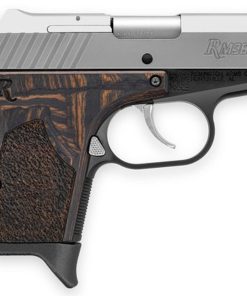 Remington RM380 Micro Executive 380 ACP 2.75" Barrel Laminate Macassar Grip Black Aluminum Frame SS Slide 6rd Mag