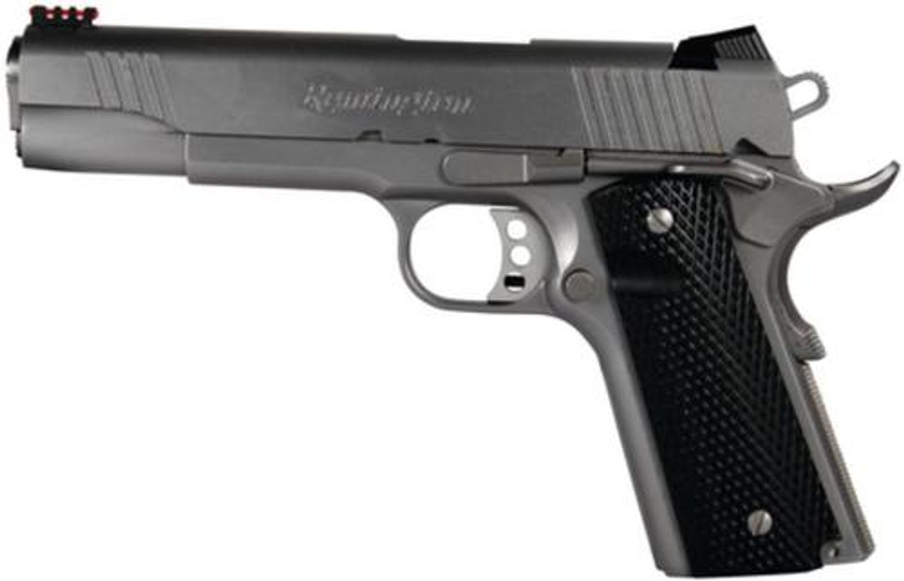 Remington 1911 Model R1, Walnut Grips Fiber Optic Sight 45 ACP Remington 1911 Model R1, Walnut Grips Fiber Optic Sight 45 ACP