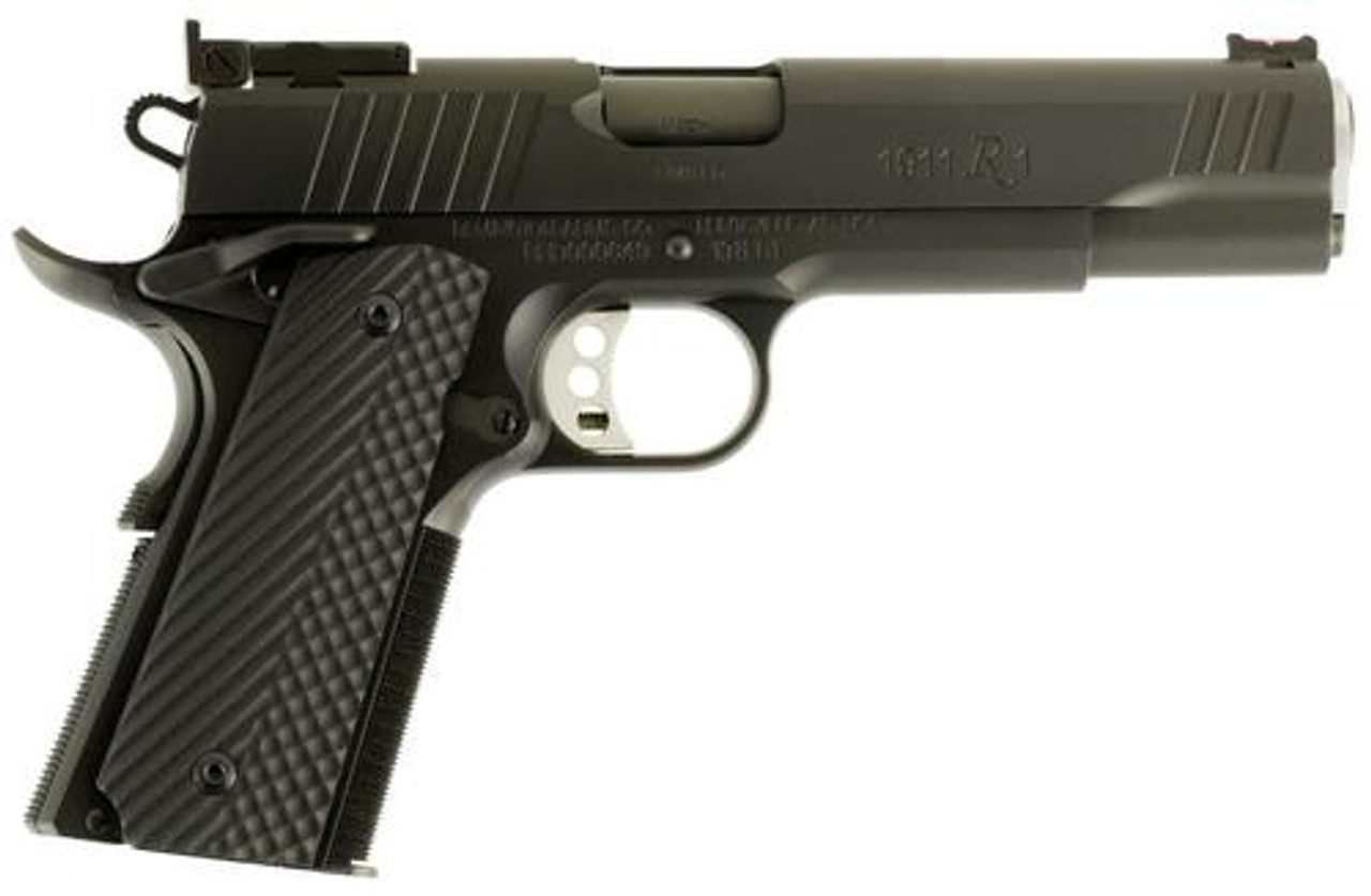 Remington 1911 R1 40 S&W, 5", Black G10 Grips, Black Stainless Steel, 9rd Remington 1911 R1 40 S&W, 5", Black G10 Grips, Black Stainless Steel, 9rd
