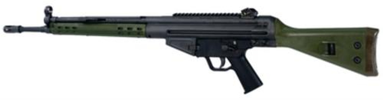 PTR Industries Model PTR 91 G.I. R .308 Win/7.62mm 18" Match Grade H&K Profile Tapered Barrel Classic H&K Fixed Polymer Stock Olive Drab Green 10rd MA and NJ Compliant PTR Industries Model PTR 91 G.I. R .308 Win/7.62mm 18" Match Grade H&K Profile Tapered Barrel Classic H&K Fixed Polymer Stock Olive Drab Green 10rd MA and NJ Compliant