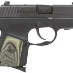 Sig N P290RS Enhanced 9mm 2.9 6+1 NS Blk/Grn G10 Grip Blk