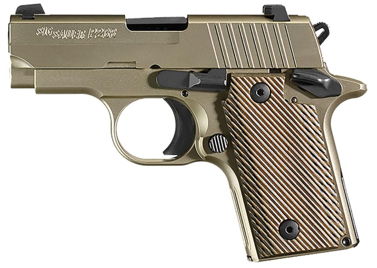 SIG 238 380ACP, 2.7" Barrel, Nickel Finish,Vector Grips, 6rd Mag SIG 238 380ACP, 2.7" Barrel, Nickel Finish,Vector Grips, 6rd Mag