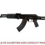 Arsenal, Inc. SAM-7 Rfifle 762x39, 16" Hammer Forged Barrel, Black, Side Folding Stock, Adjustable Sights, 10Rd, Milled Receiver, Scope Rail