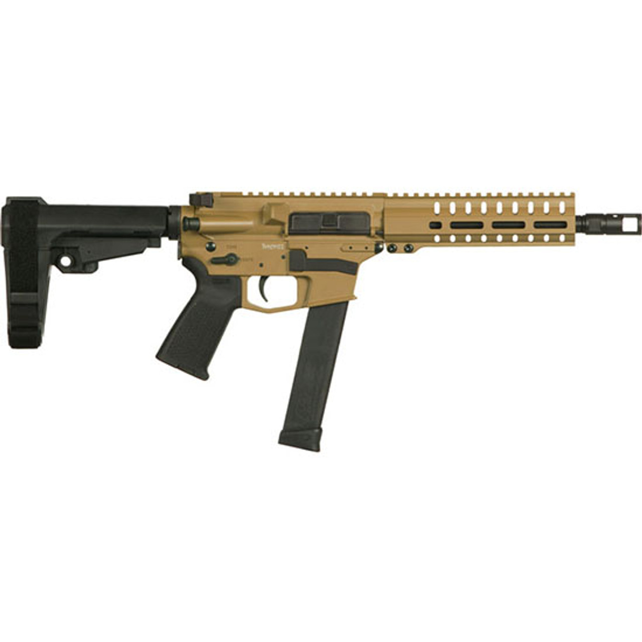 CMMG Banshee 300 10mm, 8" 1:16 Barrel, Burnt Bronze, RipBrace, M-Lok, Magpul Grip, 30rd Glock Mag CMMG Banshee 300 10mm, 8" 1:16 Barrel, Burnt Bronze, RipBrace, M-Lok, Magpul Grip, 30rd Glock Mag