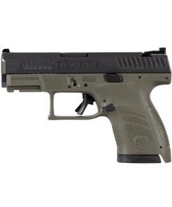 CZ P-10S 9mm, 3.5" Barrel, Fixed Sights, Black/OD Green, 10rd