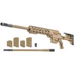 FN Ballista Dual Caliber Kit 338 Lapua-308 Win, 338 Laupa- 26" Heavy Fluted Barrel, 308 Win- 24" Barrel, Flat Dark Earth, Folding Stock, 5rd and 8rd