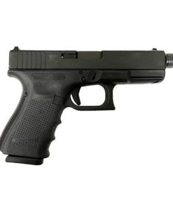 Glock, 19 Gen4, M.O.S, Striker Fired, Compact, 9mm, 4.02" Threaded Barrel, Polymer Frame, Matte Finish, Fixed Sights, 15Rd, 3 Magazines