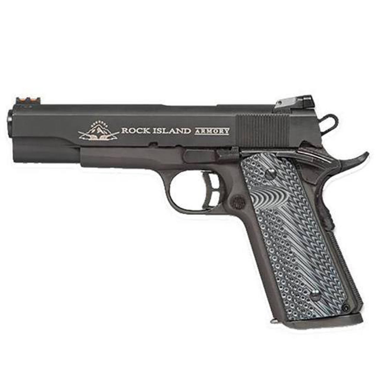 Rock Island Armory Ultra 10mm 4.25" Barrel Fiber Optic Front Sight G10 Grips 8rd Mag Rock Island Armory Ultra 10mm 4.25" Barrel Fiber Optic Front Sight G10 Grips 8rd Mag