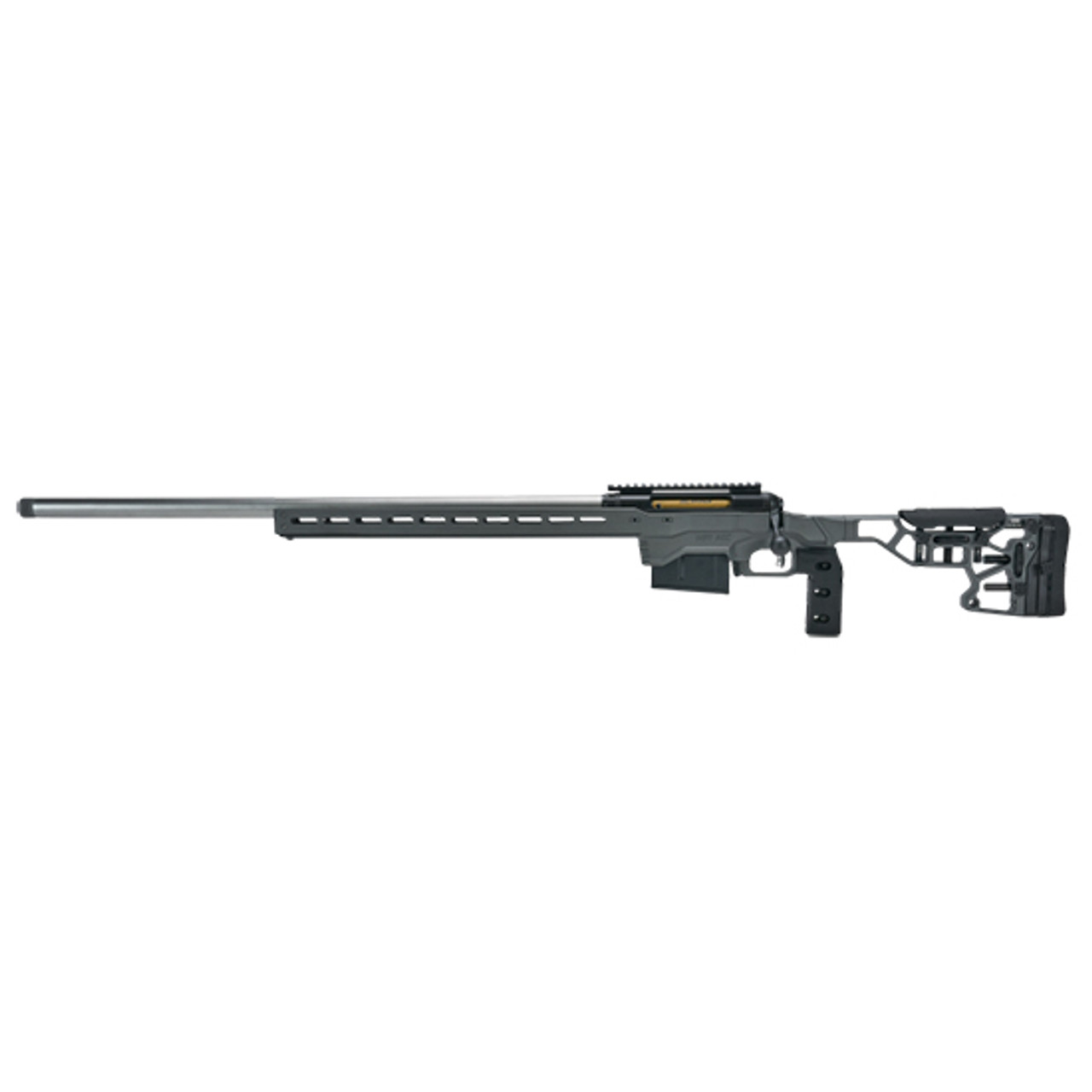 Savage 110 Elite Precision 223 Remington 26", Matte Black Receiver Matte Stainless Barrel Titanium Gray Cerakote Adjustable MDT ACC Aluminum Chassis Stock LH, 10 rd Savage 110 Elite Precision 223 Remington 26", Matte Black Receiver Matte Stainless Barrel Titanium Gray Cerakote Adjustable MDT ACC Aluminum Chassis Stock LH, 10 rd