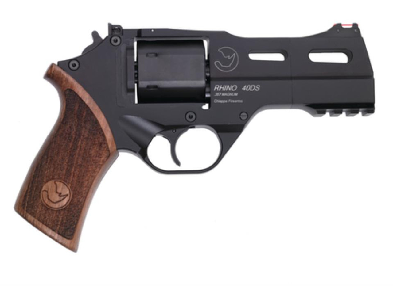 Chiappa Rhino Revolver .40 SW 4" Barrel, Wood Grips 5 Moonclips 6rds Chiappa Rhino Revolver .40 SW 4" Barrel, Wood Grips 5 Moonclips 6rds