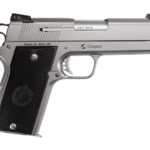 Coonan Compact 357 Mag, 4", Satin Stainless, Fixed Night Sights, Black Alum Grips, 2 Mags (Special Order)