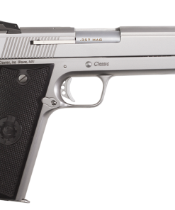 Coonan Classic 357 Mag, 5", Satin Stainless, Adj. Night Sights, Black Alum Grips, 2 Mags (Special Order)