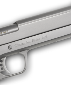 Coonan MOT 45 ACP, 5", Satin Stainless, Fixed Night Sights, Black Alum Grips, 2 Mags (Special Order)