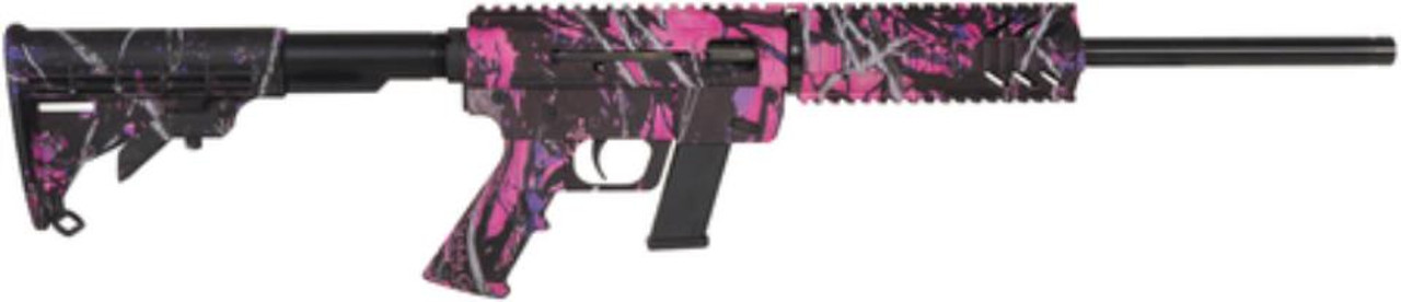Just Right Carbine .40S&W 16.25" Threaded Barrel Collapsible Stock Muddy Girl Camo Finish Fixed 10rd Glock Magazine - CA Compliant Just Right Carbine .40S&W 16.25" Threaded Barrel Collapsible Stock Muddy Girl Camo Finish Fixed 10rd Glock Magazine - CA Compliant