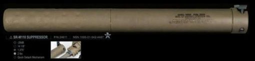 Buy Knight's Armament M-110 MOD3 Suppressor, 7.62mm, DE